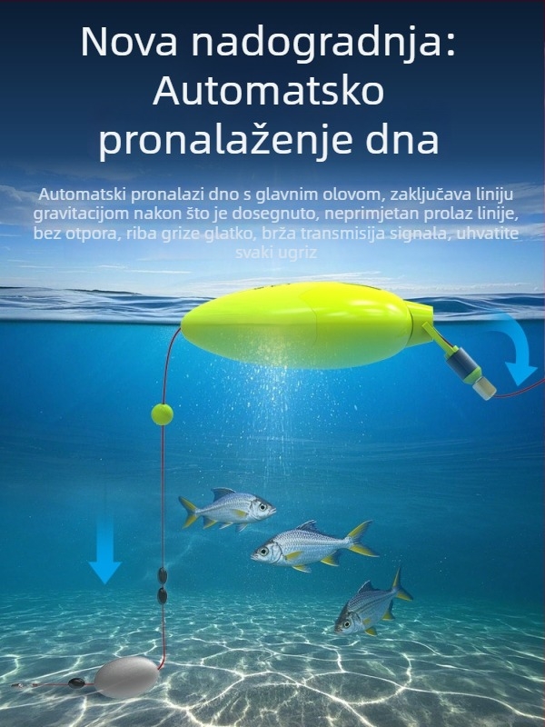 Little Fairy Automatsko Pronalaženje Dna – Visoka Osjetljivost, Set Pluta od Kompozitnog Materijala
