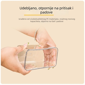Plastična kutija za skladištenje sa zatvaranjem, četvrtastog oblika, Korejski stil, 800–1000 ml