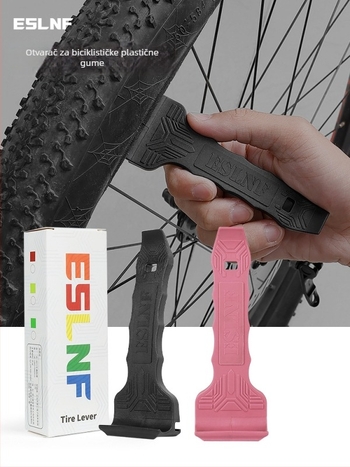 Nylon alat za gume bicikla — Sve-u-jednom alat za popravak i demontažu guma za brdski bicikl — Materijal: Nylon; Marka: Linding (ovlaštena privatna marka)