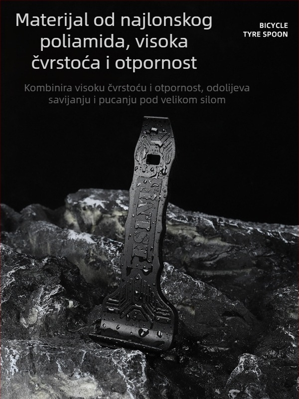 Nylon alat za gume bicikla — Sve-u-jednom alat za popravak i demontažu guma za brdski bicikl — Materijal: Nylon; Marka: Linding (ovlaštena privatna marka)