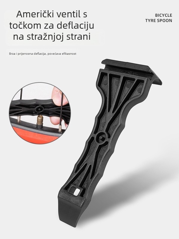 Nylon alat za gume bicikla — Sve-u-jednom alat za popravak i demontažu guma za brdski bicikl — Materijal: Nylon; Marka: Linding (ovlaštena privatna marka)
