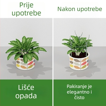Složive potpore za biljke – Podrška s jednim krilom za penjače loze, plastični štap za podršku s prstenom