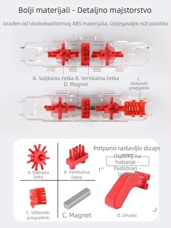 Čistač lanaca bicikla – uronljivi dizajn, ABS materijal, Odakon alati za čišćenje