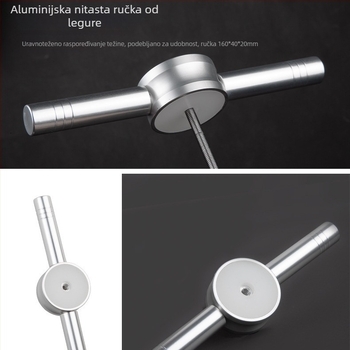 Alat za ubacivanje ležajeva bicikla, aluminijska legura, AXI, kombinirani alat