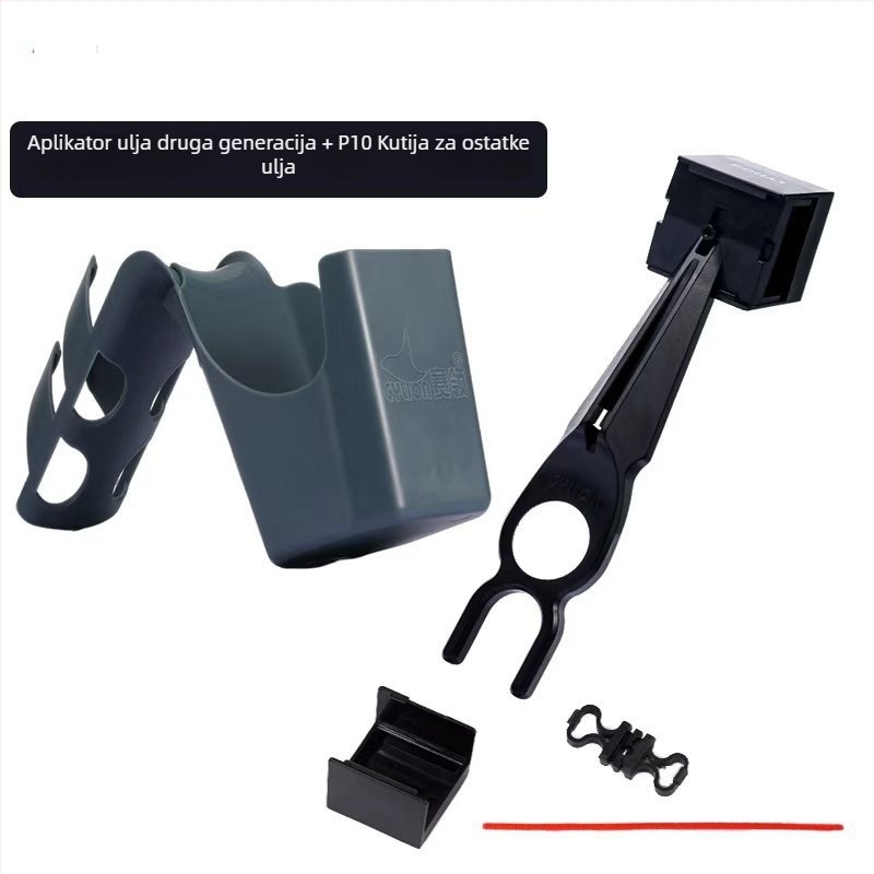 Set za čišćenje lanaca bicikla i motocikla – protiv prskanja, četka za čišćenje i aplikator za ulje | Materijal: PC • Model PT3-2 • Cylion Sailling