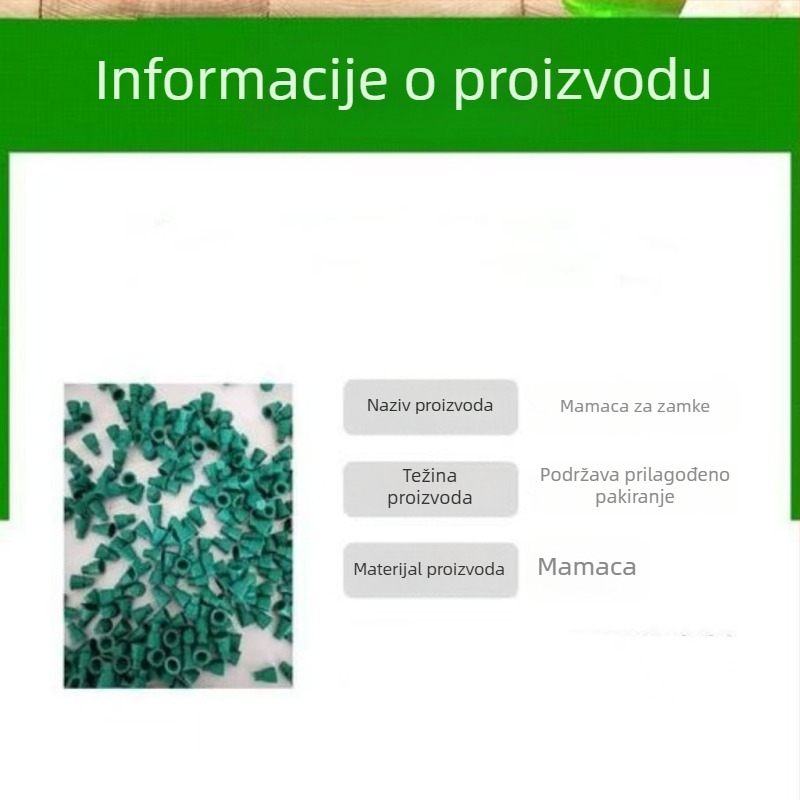 Gumeno jezgro za mamac za moljce u stakleniku — Tip: oznake/inserte za biljke; Materijal: guma; Namjena: mamac za moljce; Marka: Green he
