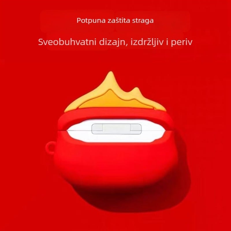 Zaštitni etui za AirPods – polikarbonat, graviran uzorak, IP model, kompatibilan s AirPods 4. generacije i AirPods Pro 2. generacije