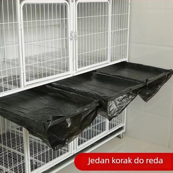 Torba za čišćenje kućnog ljubimca, debeli plastični film, unaprijed izrezana vrećica, za kaveze papiga, zeca, fazana i psa