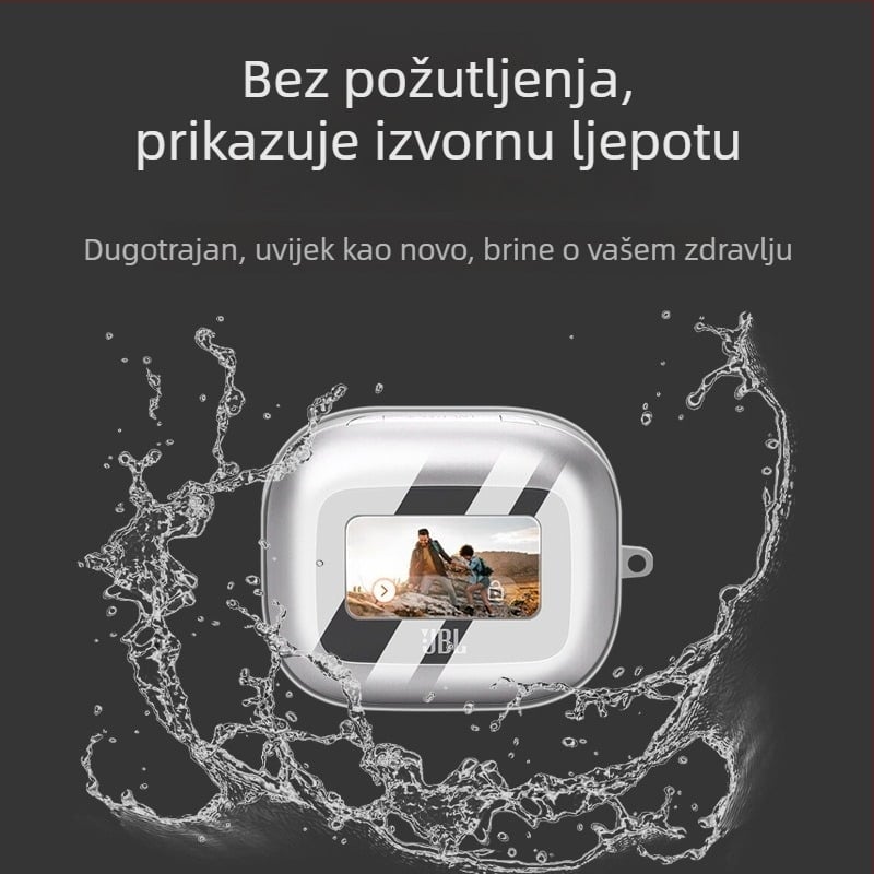 Prozirno zaštitno kućište za JBL LIVE BEAM3 i JBL buds3 — univerzalni dizajn, TPU materijal, injekcijsko oblikovanje, kompatibilno s drugim modelima, podrška prilagodbi