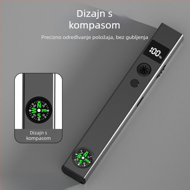 2-u-1 laserska pokazivač i svjetiljka za 3D pijesak modele, visoka snaga, dugi domet, punjiva