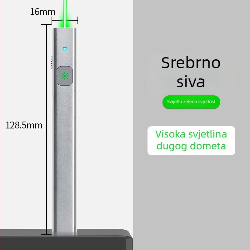 2-u-1 laserska pokazivač i svjetiljka za 3D pijesak modele, visoka snaga, dugi domet, punjiva