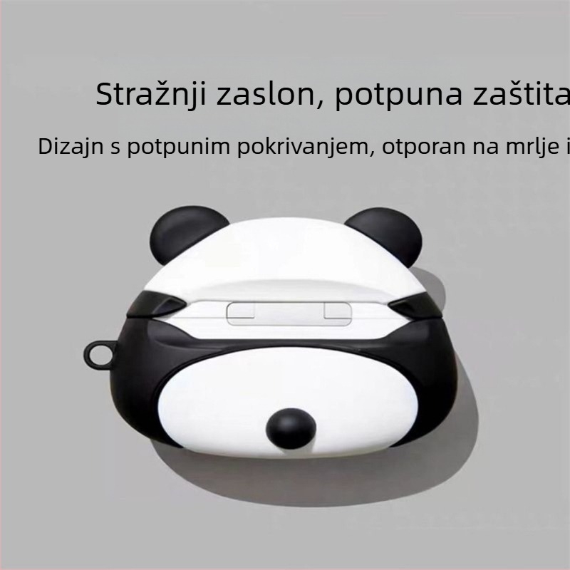 Slatka karikatura panda zaštitna futrola za AirPods Pro 2, silikon, za Apple AirPods 3. generacije
