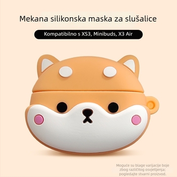 Silikonska futrola za bežične slušalice, mekano kućište s karikaturnim dizajnom, ubrizgano oblikovanje, kompatibilno s različitim modelima – Nanwanghuai