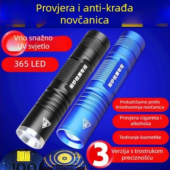 Lampa za otkrivanje novca – Mini laserski provjeritelj novca, napajanje baterijom, plastično kućište, identifikacija
