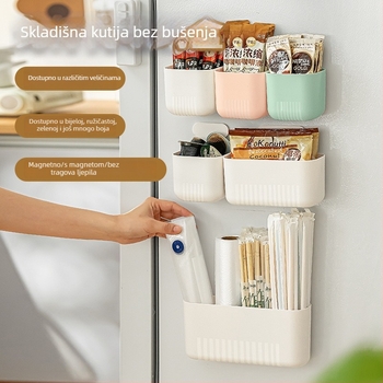 Nachu zidna kutija za pohranu od plastike, model A0695, funkcija sortiranje, bez poklopca