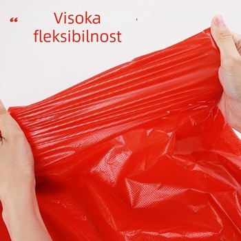 Torba za smeće, PE materijal, debela, jednokratna, u stilu prsluka, kućna upotreba