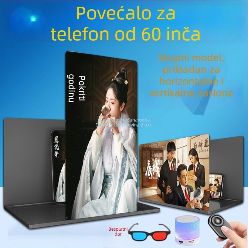 Nosač za snimanje odozgo – Univerzalan za horizontalne i vertikalne zaslone, sklopivi aluminijski stalak
