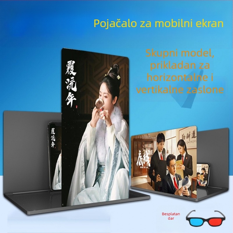Nosač za snimanje odozgo – Univerzalan za horizontalne i vertikalne zaslone, sklopivi aluminijski stalak