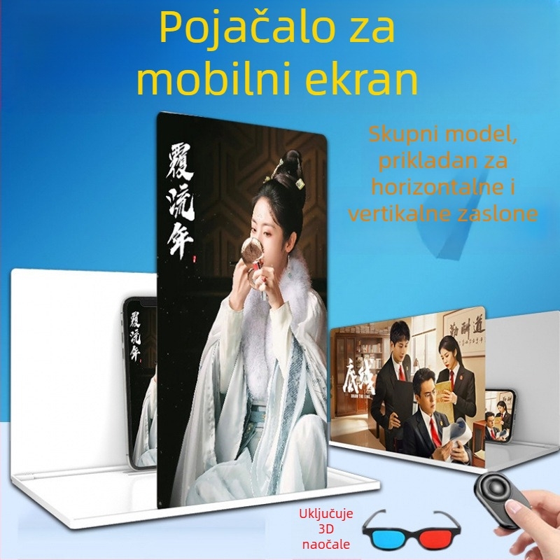 Nosač za snimanje odozgo – Univerzalan za horizontalne i vertikalne zaslone, sklopivi aluminijski stalak