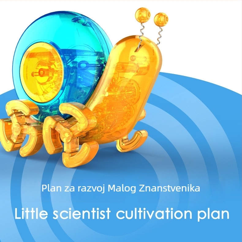 DIY Solarni puž STEM igračka za djecu 7–14 godina • Plastika • Značka Zesheng • Solarno napajanje