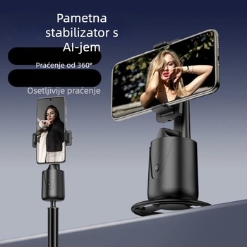 Stabilizator za telefon s prepoznavanjem lica, automatsko praćenje, anti-trešenje, 3-osi rotirajući stabilizator, ABS