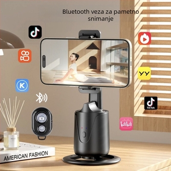 Stabilizator za telefon s prepoznavanjem lica, automatsko praćenje, anti-trešenje, 3-osi rotirajući stabilizator, ABS