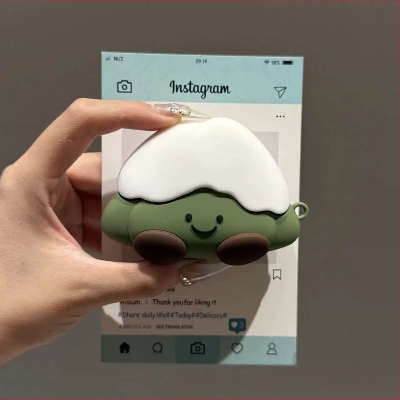 Kućište za AirPods Pro s Emoji Matcha Snow Mountain, kompatibilno s 2. i 3. generacijom