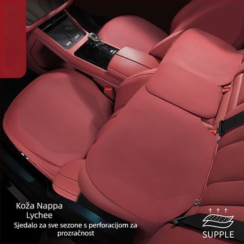 Jastučić za sjedalicu Mercedes‑Benz za E300L, GLC260L, C‑klasu i E‑klasu – hlađena jastučić s punilom od prirodnih vlakana, pogodno za sve sezone