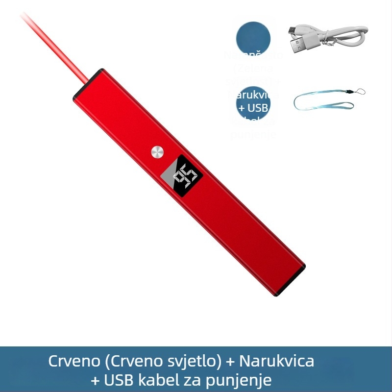 Laser pointer olovka s prikazom snage — Suoxue, mogućnost tiskanja logotipa, za poslovnu uporabu (prodajno odjeljenje, sastanci, gradilišta)