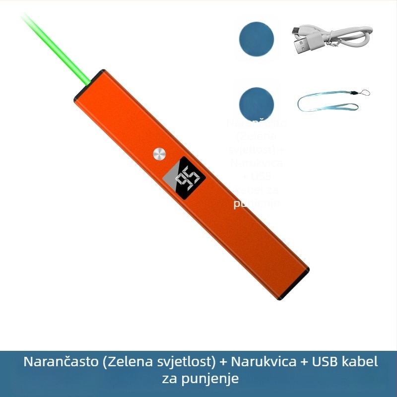 Laser pointer olovka s prikazom snage — Suoxue, mogućnost tiskanja logotipa, za poslovnu uporabu (prodajno odjeljenje, sastanci, gradilišta)