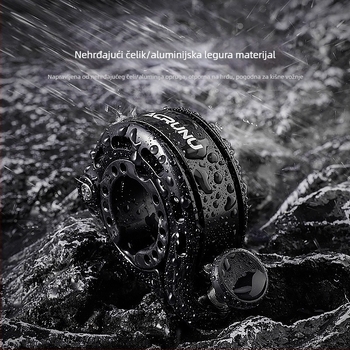 ACRUNU Mini zvono za bicikl za planinske i cestovne bicikle, aluminijska legura, model 1001LD01-BK-AKT, kompatibilan s upravljačem promjera 22.2–31.8 mm, težina 40 g