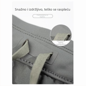 Lucen muške hlače s ravnim krojem, cropped dužina, velveteen materijal, elastični poliester, srednji pojas, svakodnevno nošenje kroz sve sezone