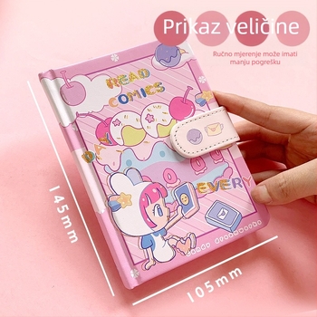 Influencer bilježnica, kreativni stil, ljepilo povez, Daolin papir, 80 g/m2, 50–100 stranica