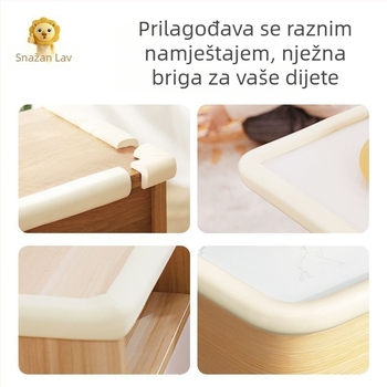 Dječje zaštitne trake za kutove namještaja — zadebljane i proširene rubne zaštite; marka Powerful factory