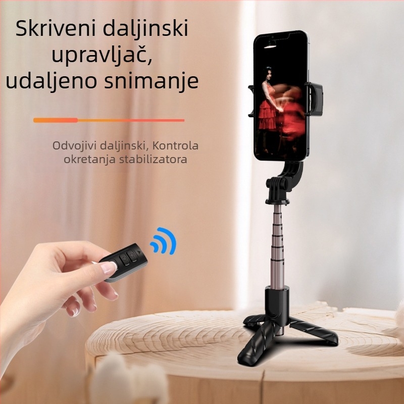 C07 stabilizator gimbala za mobitel s Bluetooth daljinskim upravljačem – nehrđajući čelik