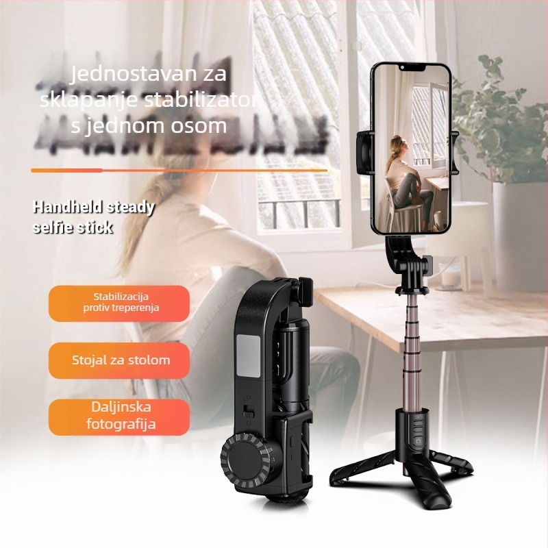 C07 stabilizator gimbala za mobitel s Bluetooth daljinskim upravljačem – nehrđajući čelik