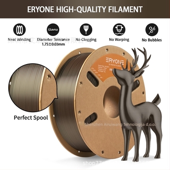 Visoko kvalitetan PLA filament s efektom svile, kružnog presjeka, za 3D ispis, 330 m po rolni