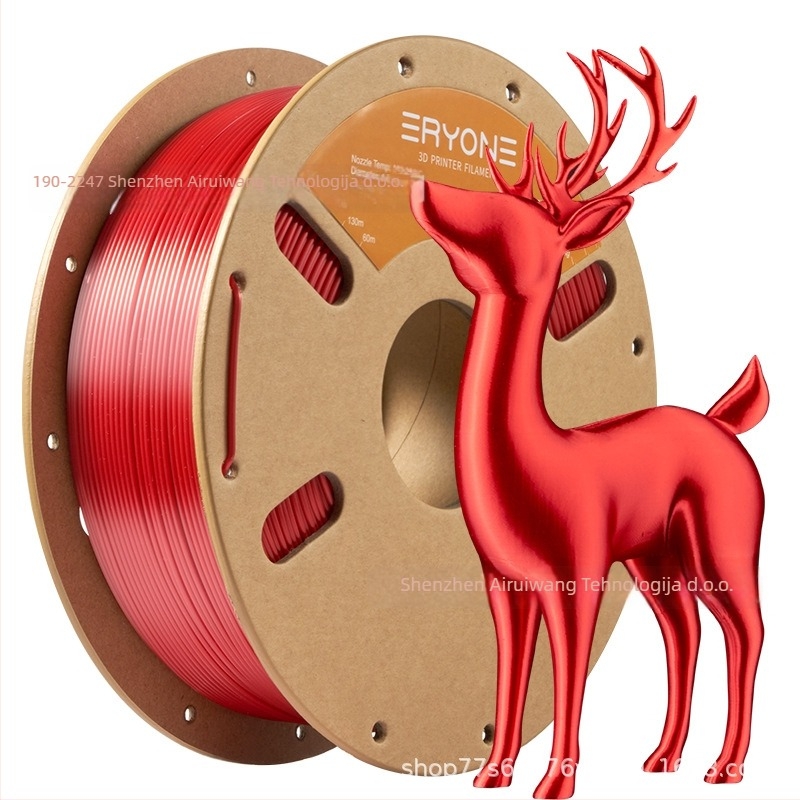 Visoko kvalitetan PLA filament s efektom svile, kružnog presjeka, za 3D ispis, 330 m po rolni