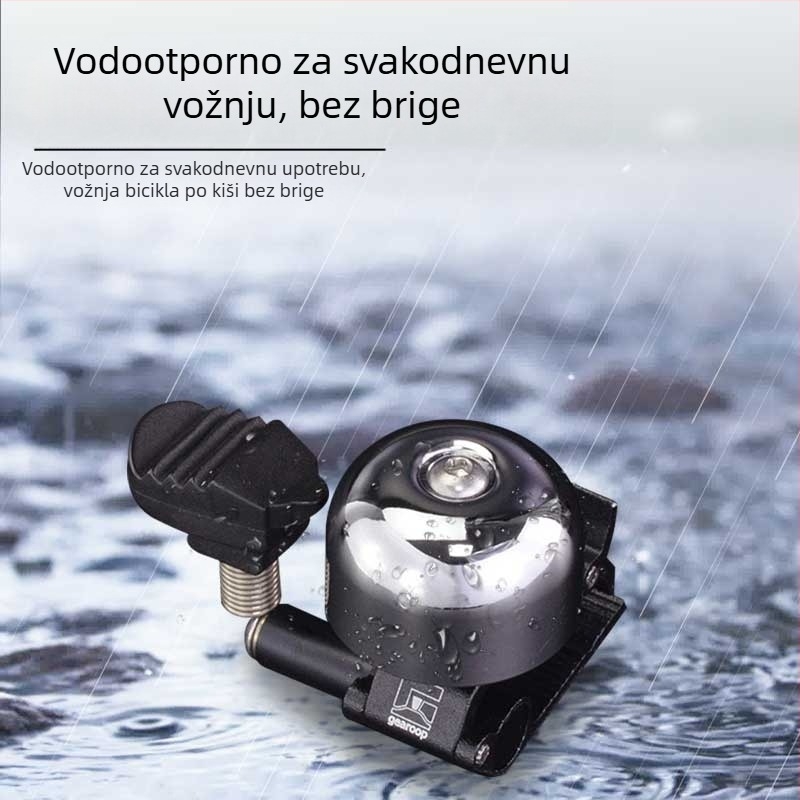 Integrirani zvon od aluminijske legure za retro cestovni bicikl – clip-on na upravljač