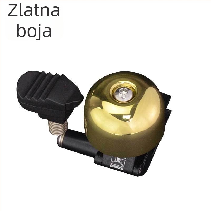 Integrirani zvon od aluminijske legure za retro cestovni bicikl – clip-on na upravljač