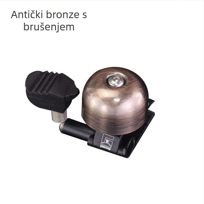 Integrirani zvon od aluminijske legure za retro cestovni bicikl – clip-on na upravljač