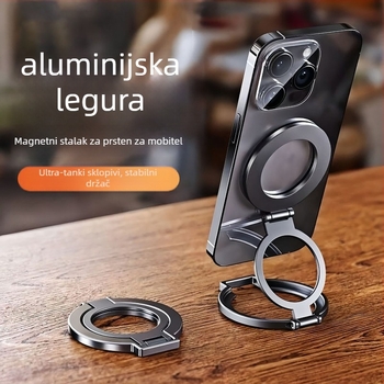 Magnetski držač za telefon od aluminijske legure, jednostavan dizajn, podrška prilagođavanju, marka Changqingming