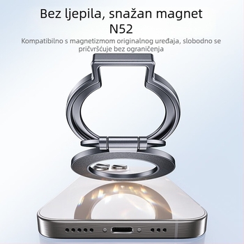 Magnetski držač za telefon od aluminijske legure, jednostavan dizajn, podrška prilagođavanju, marka Changqingming