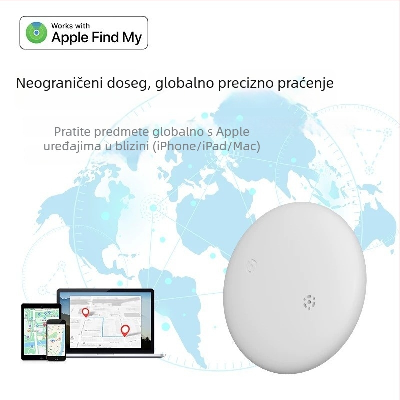 Lokalizator protiv gubitka S10 za iOS – MFI certificirano, IP67 vodootporno, baterija 210 mAh, težina 9 g