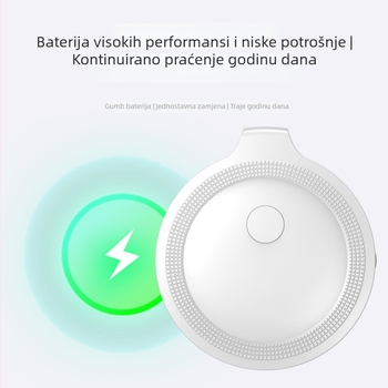 Hey tag tracker protiv gubitka za iOS, baterija 230mAh, težina 22,5 g, pogodan za ljude, predmete i kućne ljubimce