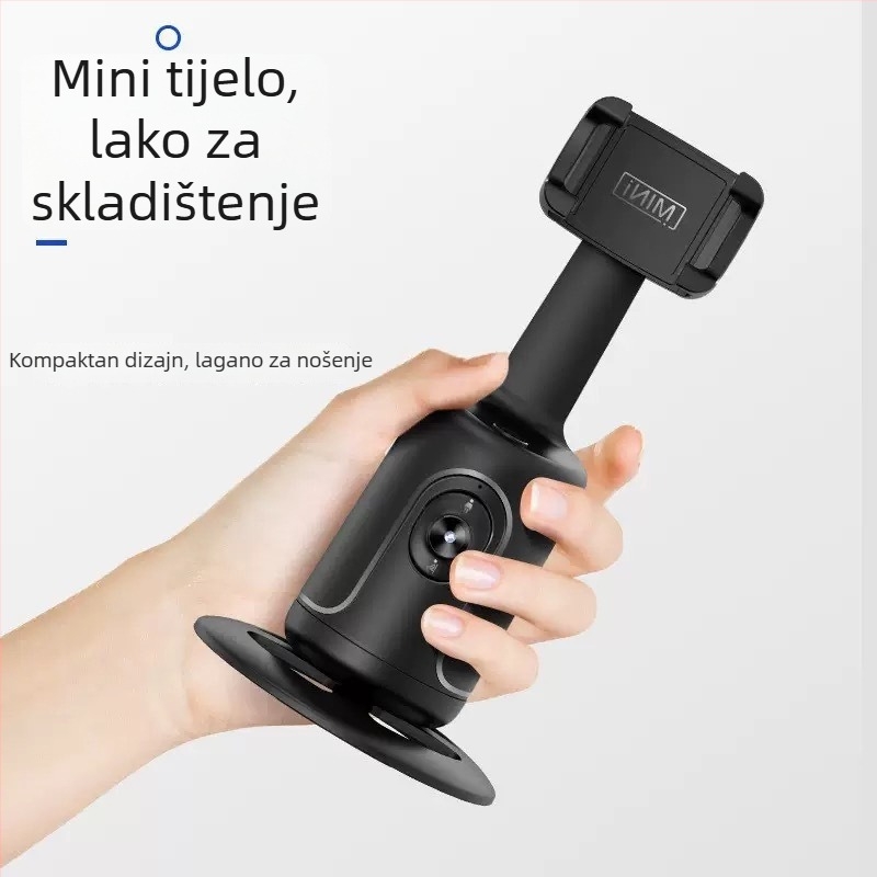 Gimbal stabilizator za telefon s praćenjem lica P01 – bez aplikacije, potpuno automatsko praćenje, 360° horizontalno okretanje