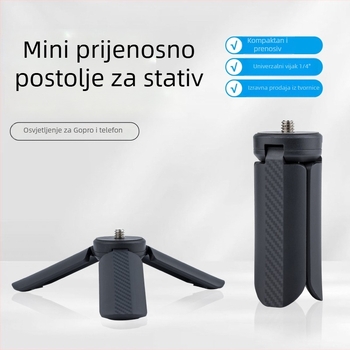 Km-05 stolni stabilizator-tri pod — ABS, nosivost do 2 kg, 1 sekcija, kompatibilan s DJI Pocket 3, akcijske kamere, bez oglednih kamera i držač za telefon