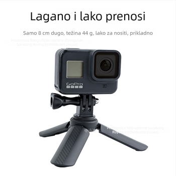 Km-05 stolni stabilizator-tri pod — ABS, nosivost do 2 kg, 1 sekcija, kompatibilan s DJI Pocket 3, akcijske kamere, bez oglednih kamera i držač za telefon