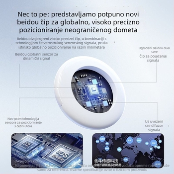 GPS lokator protiv gubitka – Airtag alternativa, privjesak za ključeve i torbu, T-01, ABS