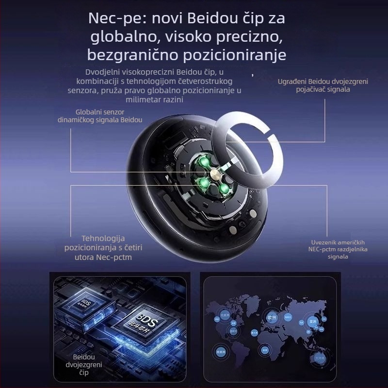 GPS lokator protiv gubitka – Airtag alternativa, privjesak za ključeve i torbu, T-01, ABS